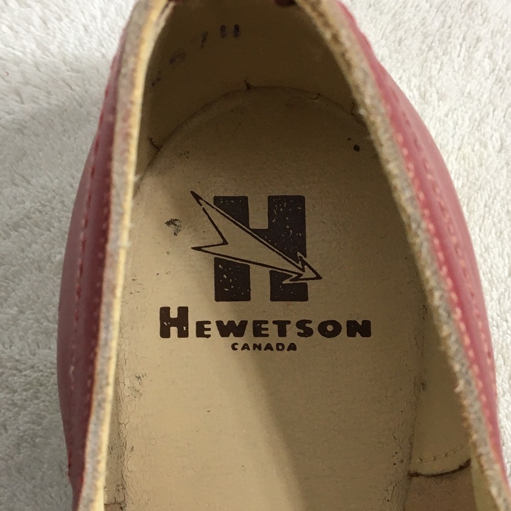 Vintage HEWETSON CANADA Leather Bowling Shoes - Picture 9 of 15